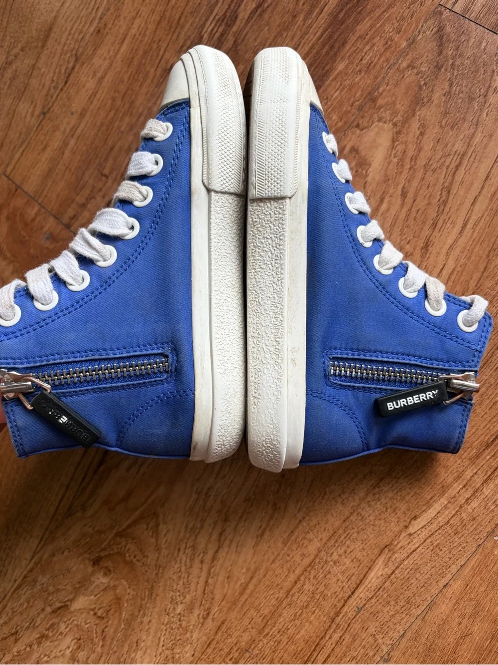 Burberry Kids US 11 C Blue High top Sneackers